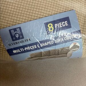 Tan Sofa Cover - 8 Piece Set